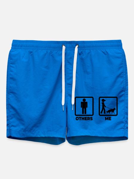 Ich als Deutscher Schäferhund Besitzer - Badeshorts - Cobalt blue