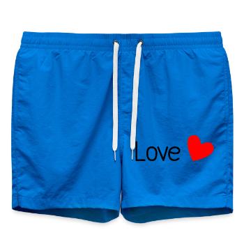 LIEBE. PAAR. GERADE VERHEIRATET. Junggesellinnenabschied. VALENTINSTAG. - Badeshorts - Cobalt blue - Vorne