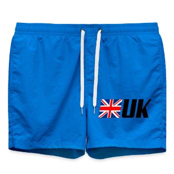 United Kingdom official flag - Swim Trunks - cobalt blue - Front