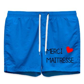 GELIEBTE. VIELEN DANK. DANKE HERRIN. GESCHENK - Badeshorts - Cobalt blue - Vorne