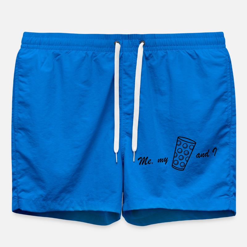 Me my Dubbeglas and I - Badeshorts - Cobalt blue