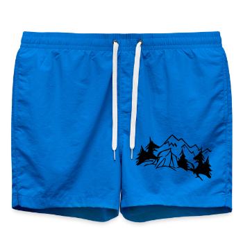 Zelttraum Natur - Designfarbe editierbar - Badeshorts - Cobalt blue - Vorne