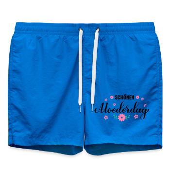 Couronne de fleurs en rose pastel - Short de bain - cobalt blue - Devant