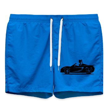 Auto Cabrio Frau - Badeshorts - Cobalt blue - Vorne