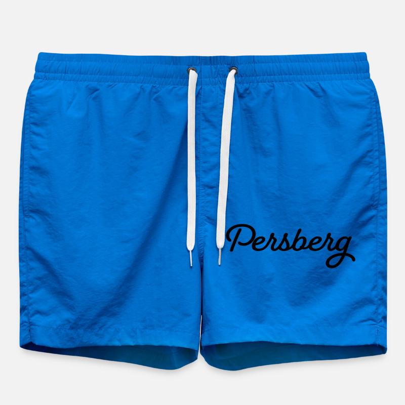 Persberg black - Swim Trunks - cobalt blue