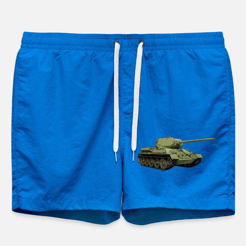 T-34 - Swim Trunks - cobalt blue