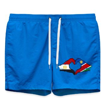 Ägypten Namibia Flagge Hände Herzform used - Badeshorts - Cobalt blue - Vorne