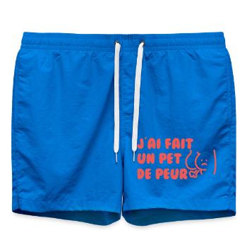 J’ai fait un pet de peur — Slogan humoristique - Short de bain - cobalt blue - Devant