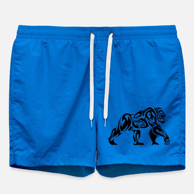 Gorille Tribal - Short de bain - cobalt blue