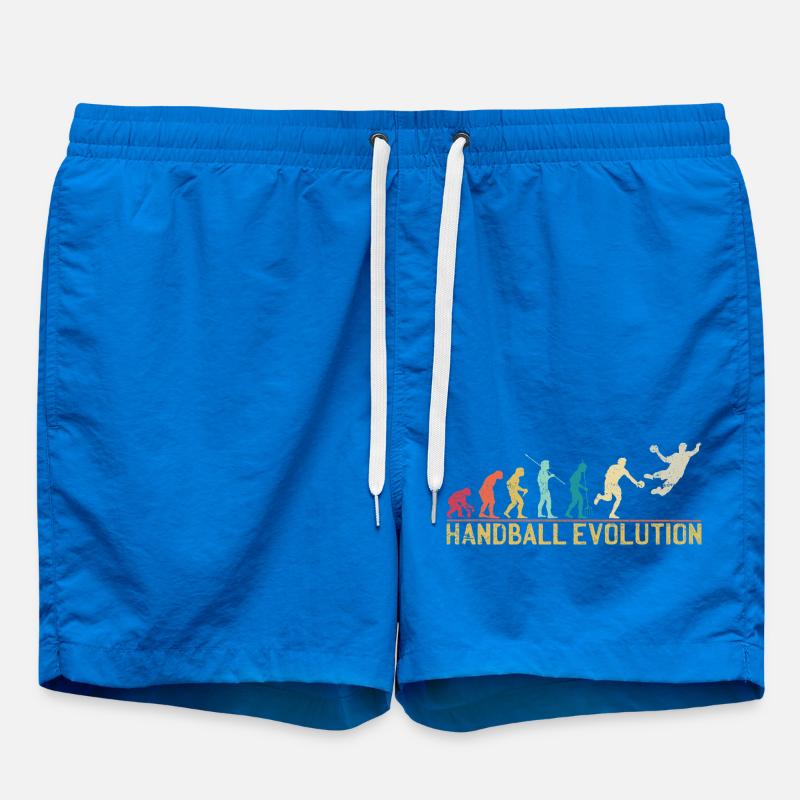 Handball Evolution Progression Design - Swim Trunks - cobalt blue