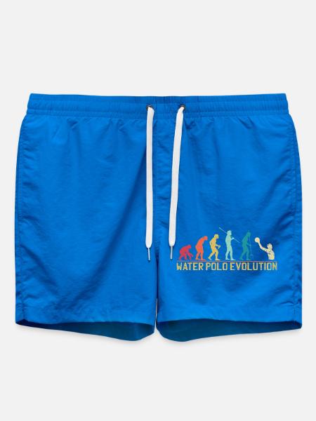 Wasserball Evolution Progression Design - Badeshorts - Cobalt blue