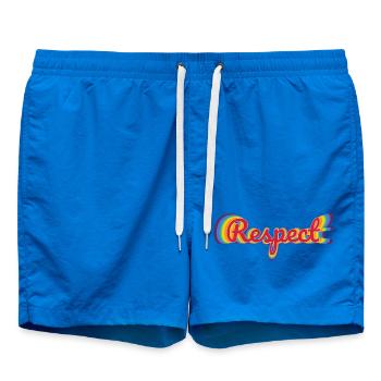 Le respect dans la conception de l’arc-en-ciel - Short de bain - cobalt blue - Devant