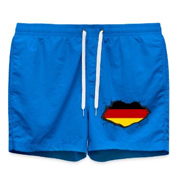 Germany Flag - Swim Trunks - cobalt blue - Front