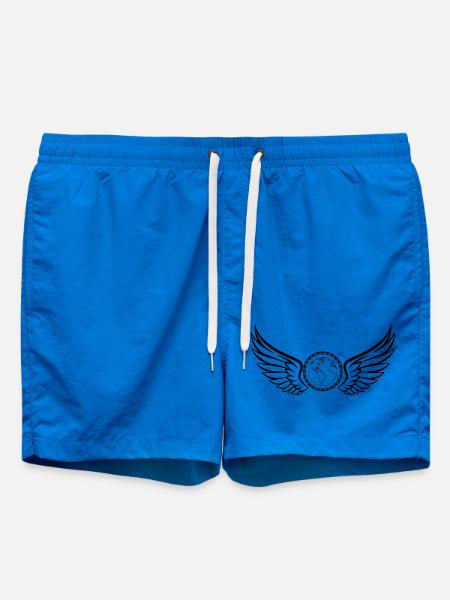 The earth carried by wings - Swim Trunks - cobalt blue