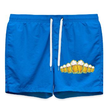 Bier Party Bierglas Anstoßen - Badeshorts - Cobalt blue - Vorne