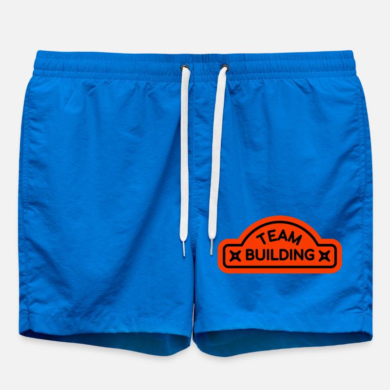 Création de logo de team building - Short de bain - cobalt blue