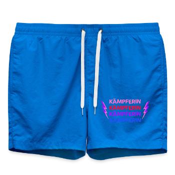 Kämpferin - Du bist stark - Du schaffst das! - Badeshorts - Cobalt blue - Vorne