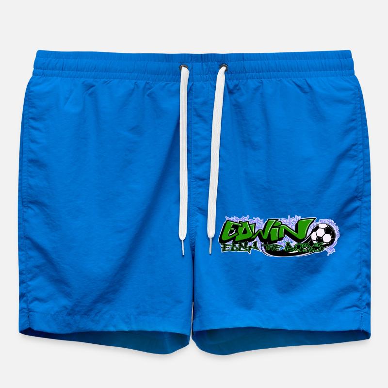 Edwin Graffiti Soccer - Short de bain - cobalt blue