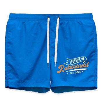 Legende im Ruhestand Geschenk zur Rente Pension - Badeshorts - Cobalt blue - Vorne