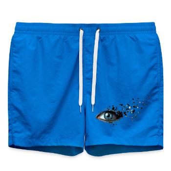 Eye disintegrates into butterflies - Swim Trunks - cobalt blue - Front