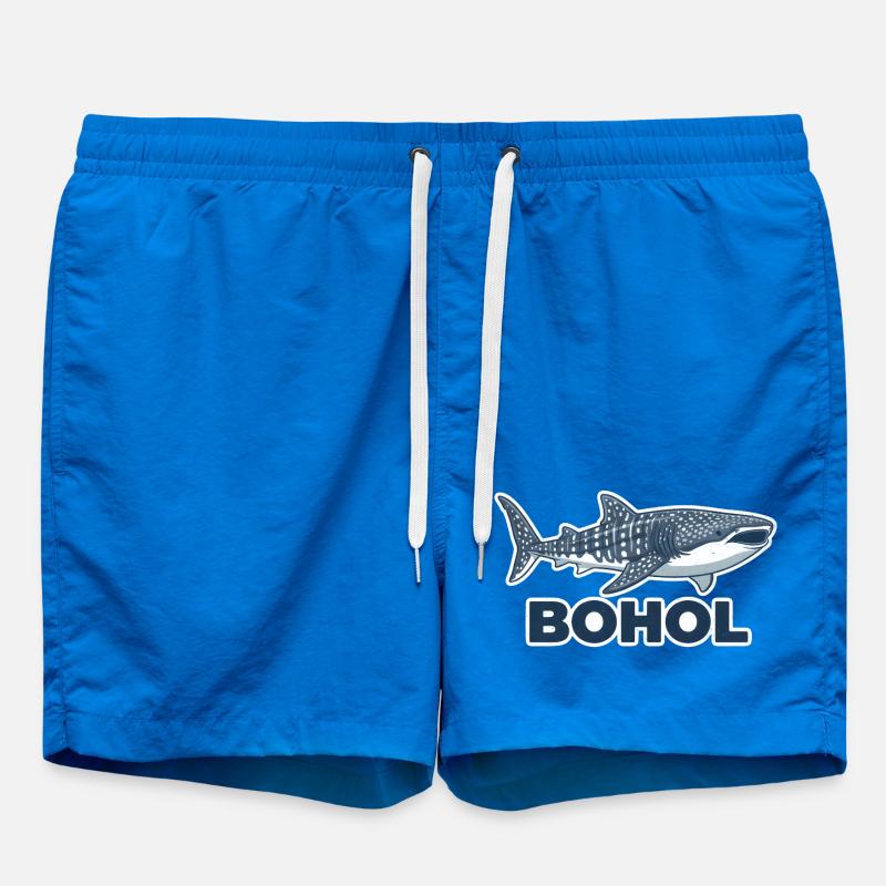 Bohol Baleine Requin Motif - Short de bain - cobalt blue