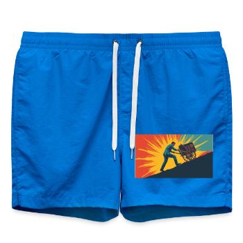 Going the extra Mile - Badeshorts - Cobalt blue - Vorne