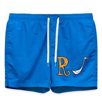 Rente Ente - Ruhestand - Pension - Badeshorts - Cobalt blue - Vorne