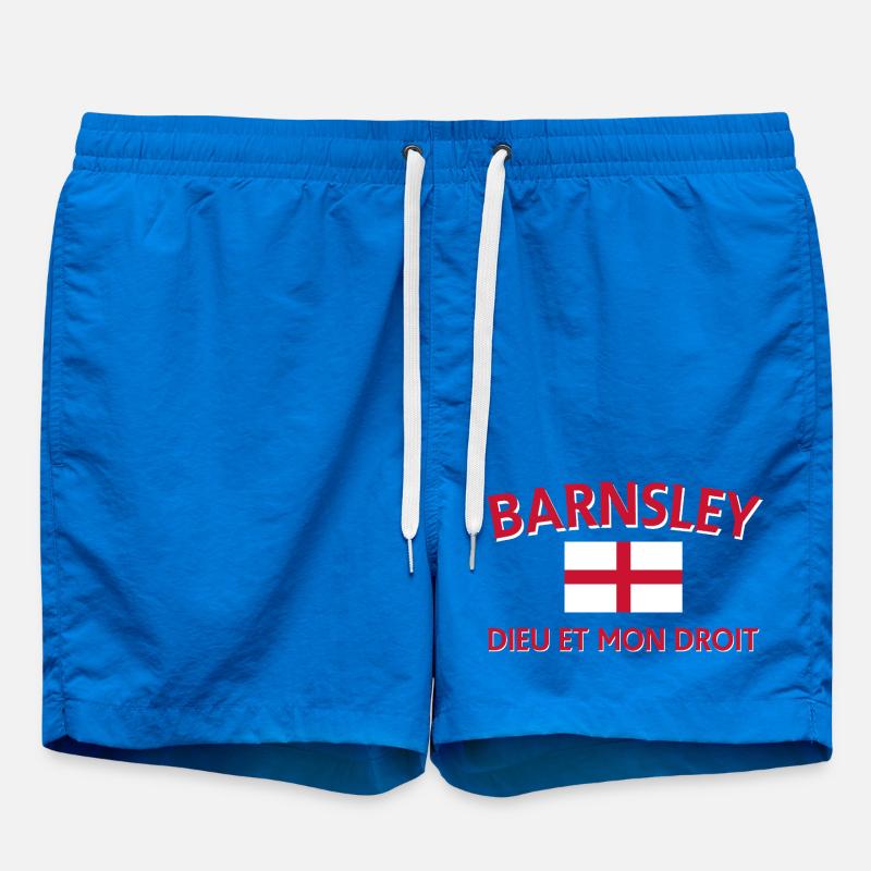 Emblème de Barnsley drapeau de l’Angleterre - Short de bain - cobalt blue
