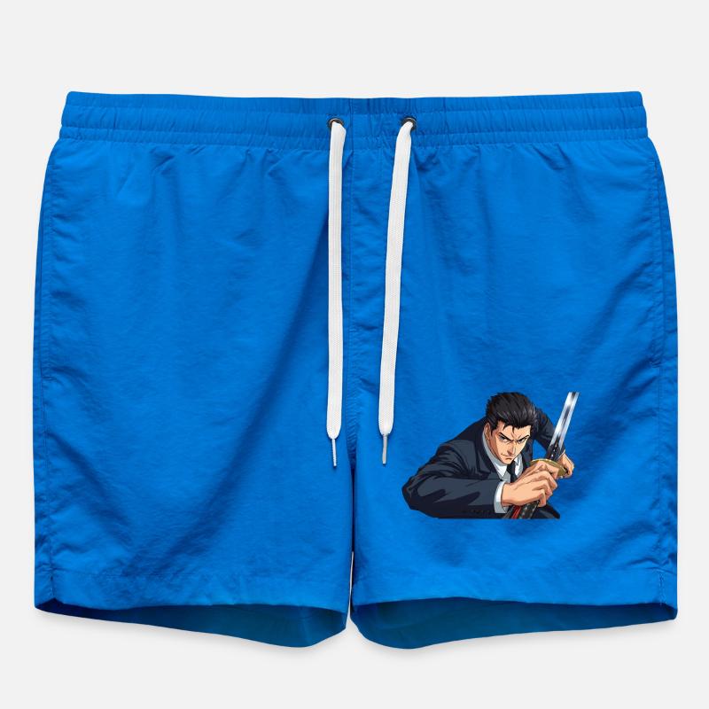 Anime en costume avec épée - Short de bain - cobalt blue