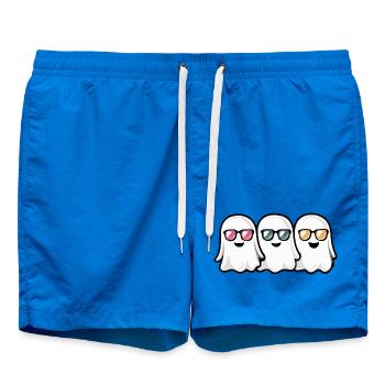 Geister Halloween - Badeshorts - Cobalt blue - Vorne