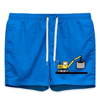 Excavatrice - Short de bain - cobalt blue - Devant