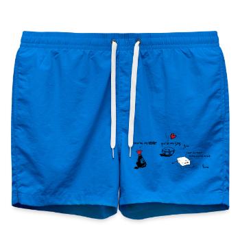 Roulez amoureux 3 - Short de bain - cobalt blue - Devant
