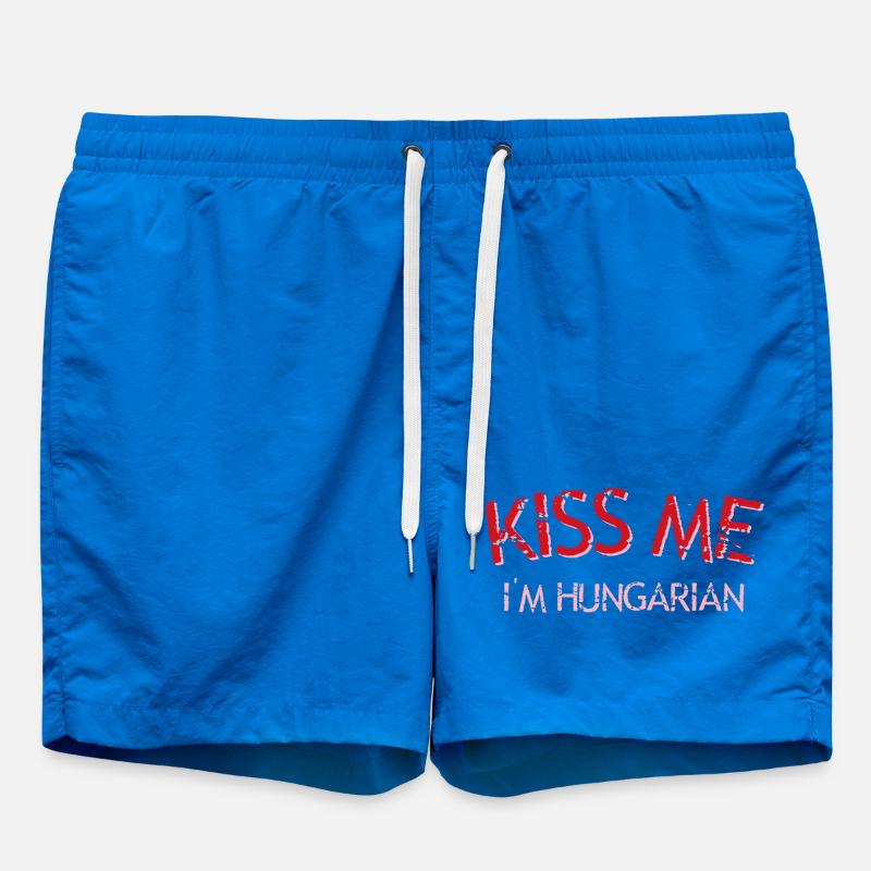 Embrasse-moi, je suis hongrois - Short de bain - cobalt blue