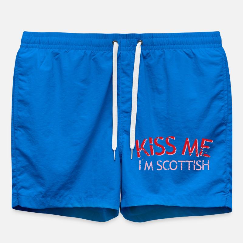 Embrasse-moi, je suis écossais - Short de bain - cobalt blue
