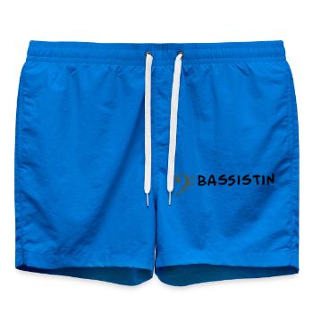 Je joue de la basse - Je suis bassiste - Short de bain - cobalt blue - Devant