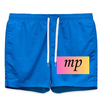 Mezzopiano Mittelleise - Cours de musique - Short de bain - cobalt blue - Devant