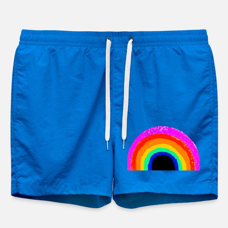 Arche arc-en-ciel éclatante - Short de bain - cobalt blue