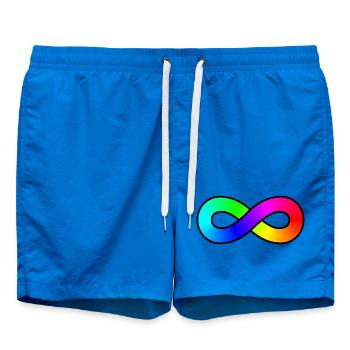 Autisme Arc-en-ciel Infini - Short de bain - cobalt blue - Devant