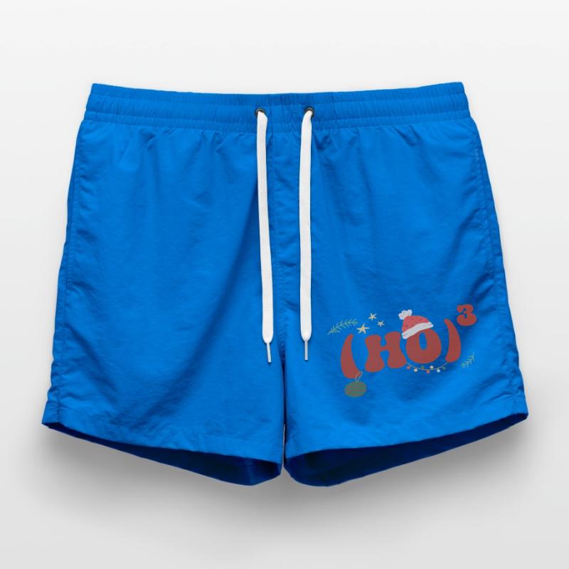 Christmas Math Hohoho Math Formula Math Swim Trunks