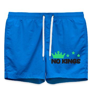 King tiger funny saying - Swim Trunks - cobalt blue - Front