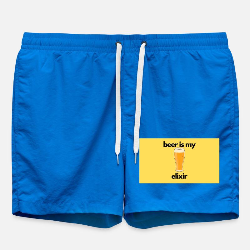 Élixir de bière – Design en verre - Short de bain - cobalt blue