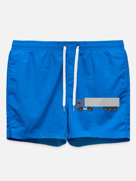 Container trucks - Swim Trunks - cobalt blue