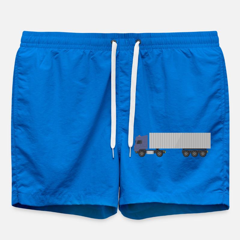 Container trucks - Swim Trunks - cobalt blue