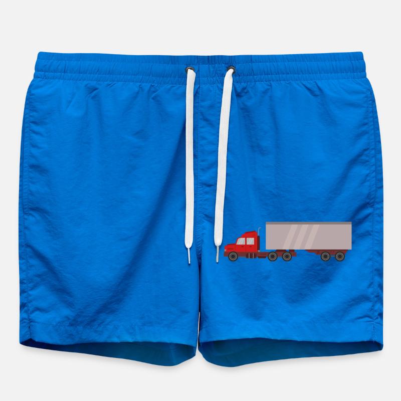 Container trucks - Swim Trunks - cobalt blue