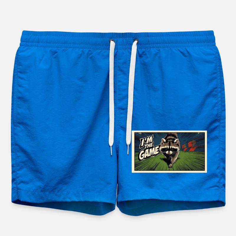 Ich bin das Game Waschbär - Badeshorts - Cobalt blue