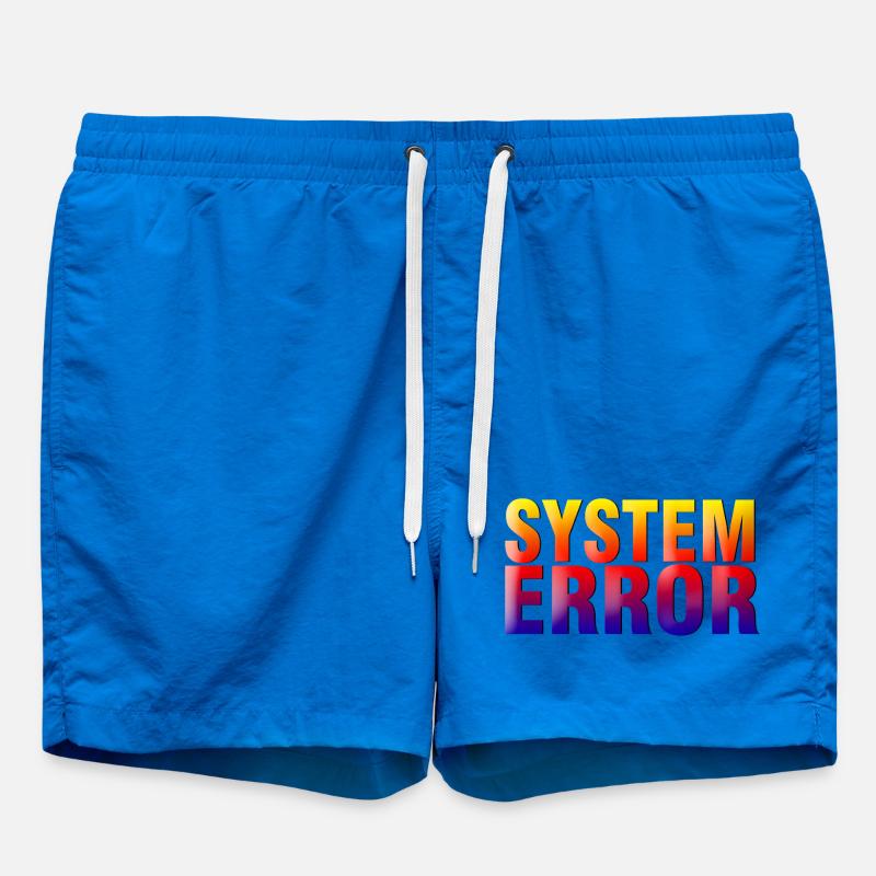 System Error Gradient - Badeshorts - Cobalt blue