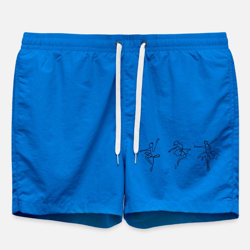 Ballerina line gift idea - Swim Trunks - cobalt blue