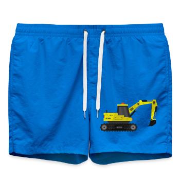 Excavator - Swim Trunks - cobalt blue - Front