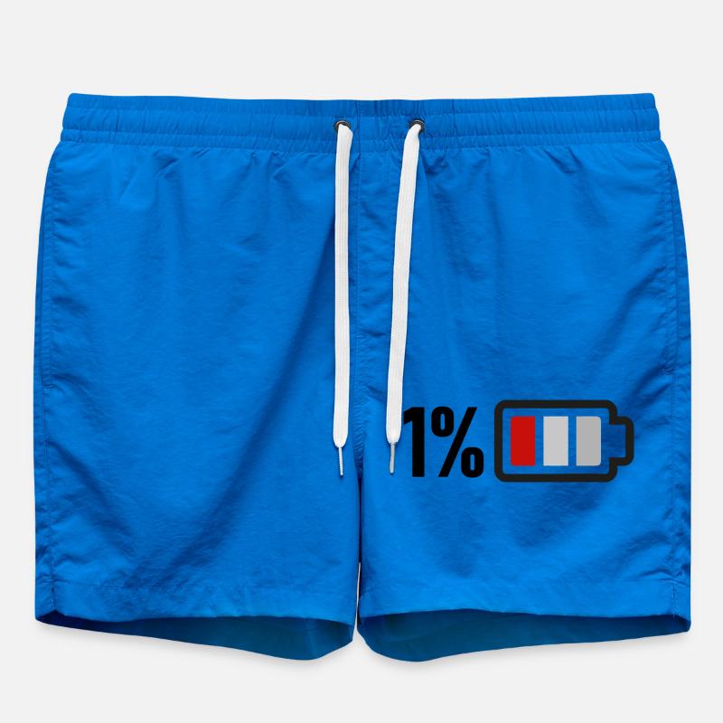 Low battery - Swim Trunks - cobalt blue
