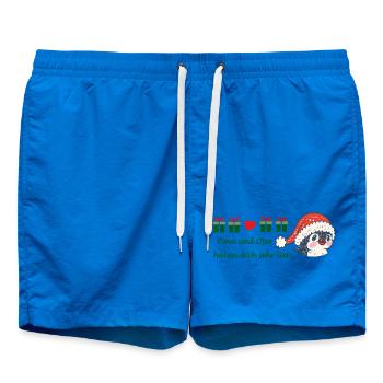 Weihnachtsgruß Oma und Opa - Badeshorts - Cobalt blue - Vorne